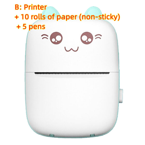 Mini Printer Portable Mini Bluetooth WiFi New Wrong Printer Mobile Phone Photo Title Note Hot Print Pocket Student Error Label Printer - Image 2